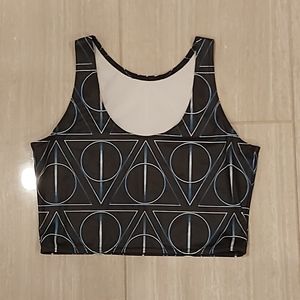 Blackmilk HP Deathly Hallows Reversible Crop